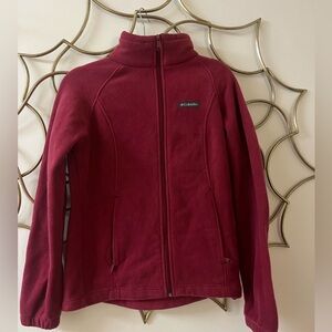 Columbia front zip fleece jacket